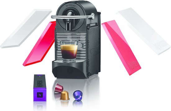 Nespresso Magimix Pixie Clips M110-11370 White & Coral Neon Entièrement  automatique... | bol.com