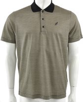 Australian - Polo - Gestreepte Polo - 48 - Zwart/Beige