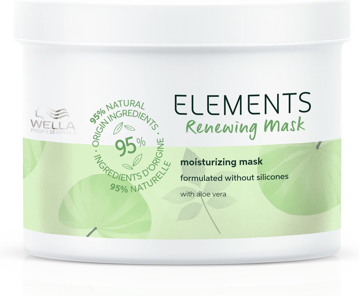 Goedkoopste Wella Professionals Elements Renewing Mask - 500 ml - verzorgend haarmasker