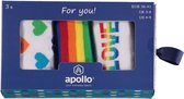 Apollo | Dames sokken giftbox | Rainbow | Multi color | Maat 36/41| Giftbox | Cadeaudoos | Giftbox Vrouwen | Verjaardagscadeau