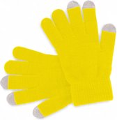 Touchscreen handschoenen geel