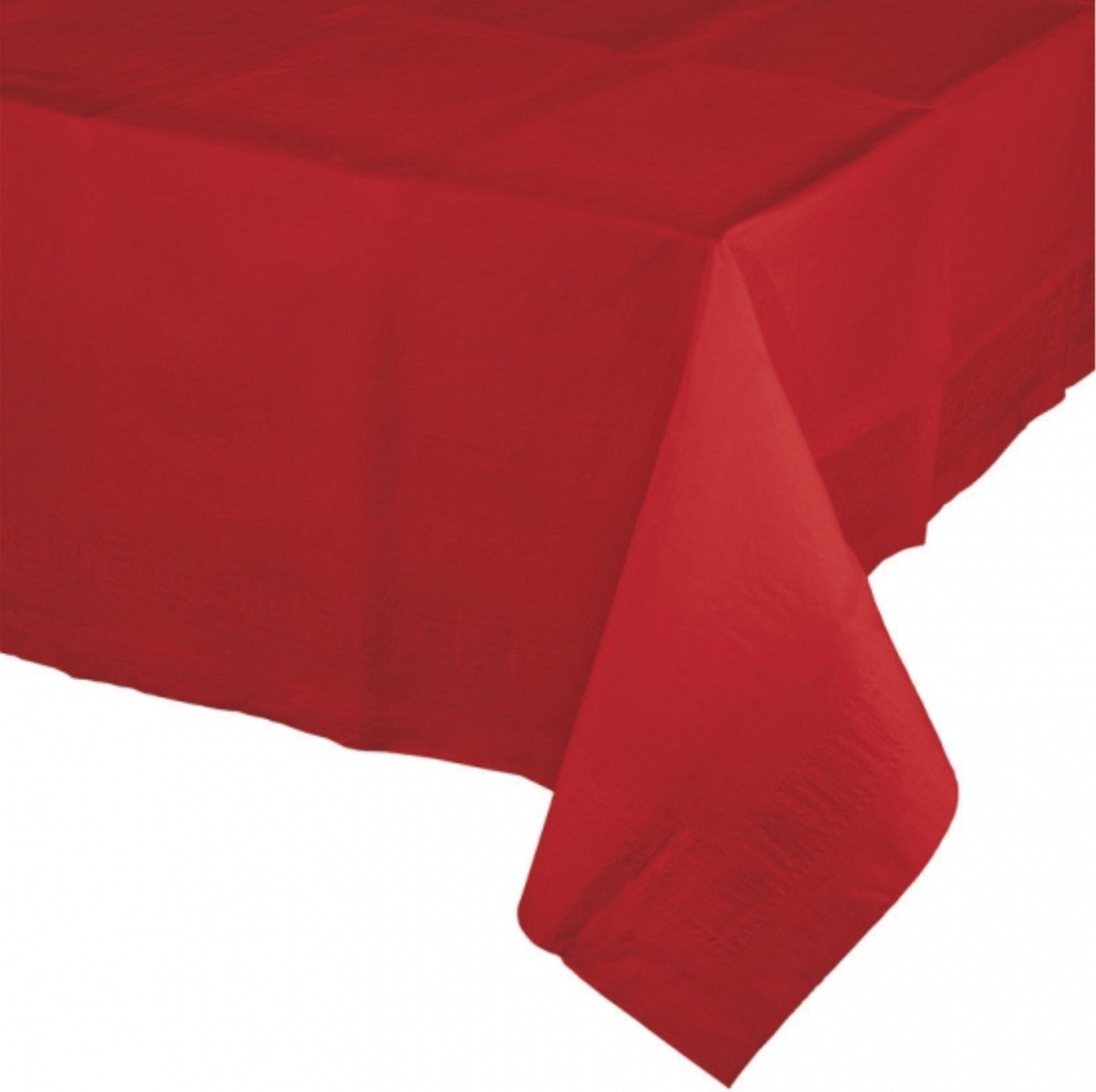 2x Tafelkleden/tafellakens rood 274 x 137 cm - Kerst tafeldecoratie - Creative Converting