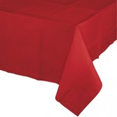 2x Tafelkleden/tafellakens rood 274 x 137 cm - Kerst tafeldecoratie