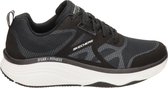 Skechers D Lux Fitness heren sneaker - Zwart wit - Maat 42