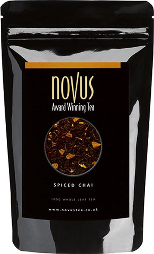 Novus Tea Spiced Chai 100 gram Losse Thee - Award Winning Tea | bol.com