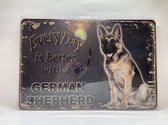 Tekstbord German Shepherd