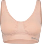 Comfortabel & Zijdezacht Bamboo Basics Fleur - Bamboe BH Dames - Naadloos - Ondergoed - Roze - S