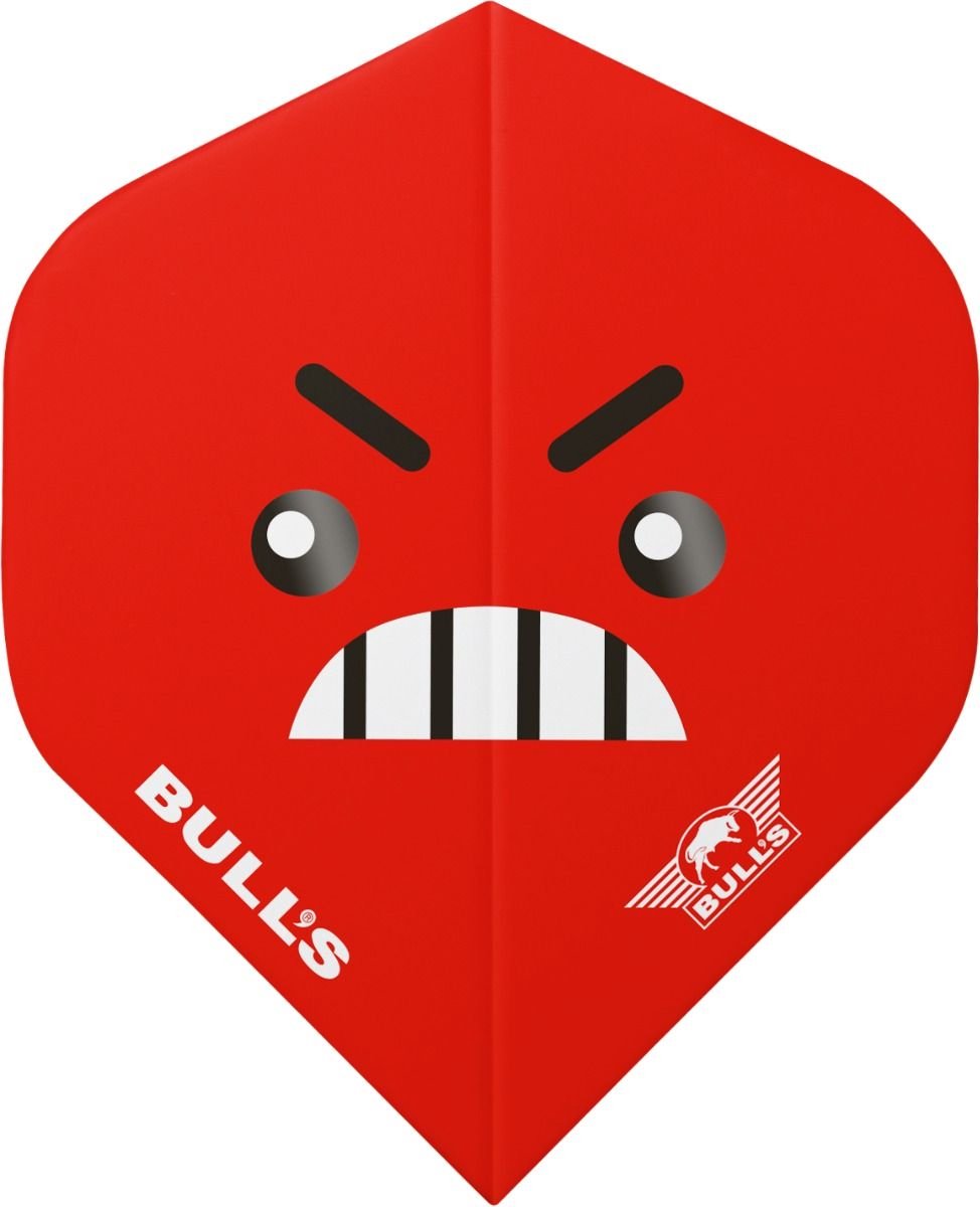 Bulls Smiley Dartflights - Angry