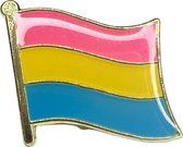 LGBTIQ + Pride Panseksueel Genderneutraal Non-binair Kledingspeld Enamel Emaille Pin Badge Reverse Broche