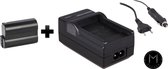 Mazuva EN-EL15 Accu + Thuislader  set voor Nikon camera | 1900mAh | Met LED-indicator | (o.a. voor Z5, Z6, Z6II, Z7, Z7II, 1 V1, D600, D610, D750, D780, D800, D800E, D810, D810A, D850, D7000,