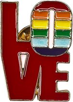 LGBTIQ+ Love Gay Lesbian Biseksueel Equality Pride Kledingspeld Enamel Emaille Pin Badge Reverse Broche