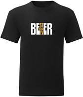 T-Shirt - Casual T-Shirt - Fun T-Shirt - Fun Tekst - Lifestyle T-Shirt - Drank - Alchohol - Bier - Beer - Beer Best Friend Ever - Zwart - XS