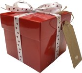 Valentijnsdag doosje - Valentijn cadeau verpakking voor hem en haar - Valentijn decoratie - Cadeau voor man - Geschenkdoos - Geschenkset vrouwen en mannen