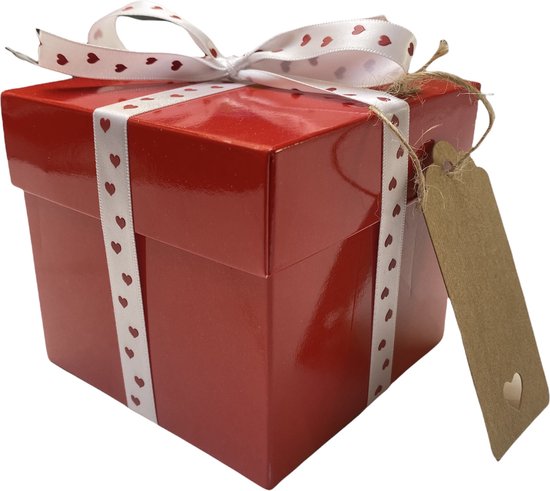 Valentijnsdag doosje - Valentijn cadeau verpakking voor hem en haar -  Valentijn... | bol.com