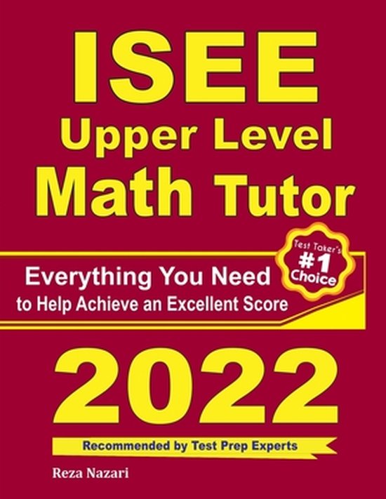 ISEE Upper Level Math Tutor - cover