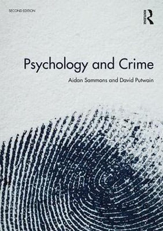 Psychology and Crime - cover