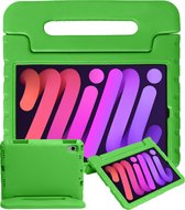 iPad Mini 6 Hoes Kinder Hoesje Kids Case - iPad Mini 6 Hoesje Kindvriendelijk Shockproof Cover - Groen
