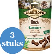 Carnilove Crunchy Snack Eend / Rozemarijn - 3 x 200 g