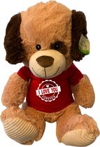 Mega grote knuffel beer 65 cm I Love You Forever met rood shirtje | Valentijn cadeau vrouw man | Valentijnsdag voor mannen vrouwen | Valentijn cadeautje voor hem haar | knuffelbeer | teddybee