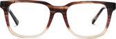 Min-Glasses - Lunettes myopes - -2 .00 - Avec chiffon pour lunettes et étui à lunettes - Lunettes pour Af