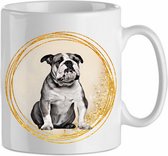 Mok Engelse Bulldog 1.9 | Hond| Cadeau| Cadeau | Beker 31 CL