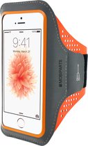 Apple iPhone 5/5s/SE Hoesje - Mobiparts - Comfort Fit Serie - Neopreen Sportarmband - Neon Orange - Hoesje Geschikt Voor Apple iPhone 5/5s/SE