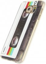 Samsung Galaxy S6 Hoesje - Xccess - Serie - TPU Backcover - Retro Tape - Hoesje Geschikt Voor Samsung Galaxy S6