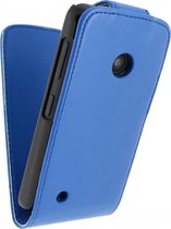 Xccess Leather Flip Case Nokia Lumia 530 Blue