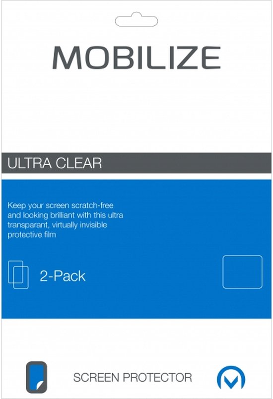 Move Screen Protection Mobilize Kunststof Ultra-Clear Screenprotector - 20 x 28 cm 2-Pack ...