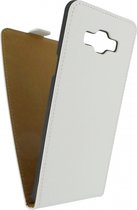 Mobilize (Ultra slim serie) flip case hoesje - Magnetische sluiting - Wit kunstleer - voor Samsung Galaxy A7 (MOB-USFCW-A7)