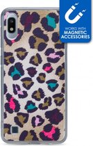 Samsung Galaxy A10 Hoesje - My Style - Magneta Serie - TPU Backcover - Colorful Leopard - Hoesje Geschikt Voor Samsung Galaxy A10
