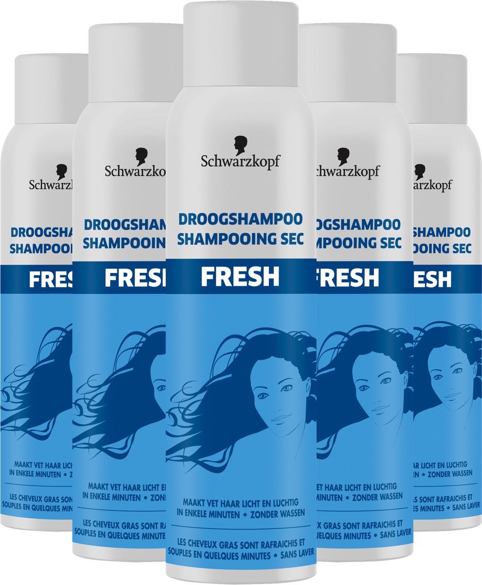 Schwarzkopf Fresh Droogshampoo 5 x 150ml - Voordeelverpakking
