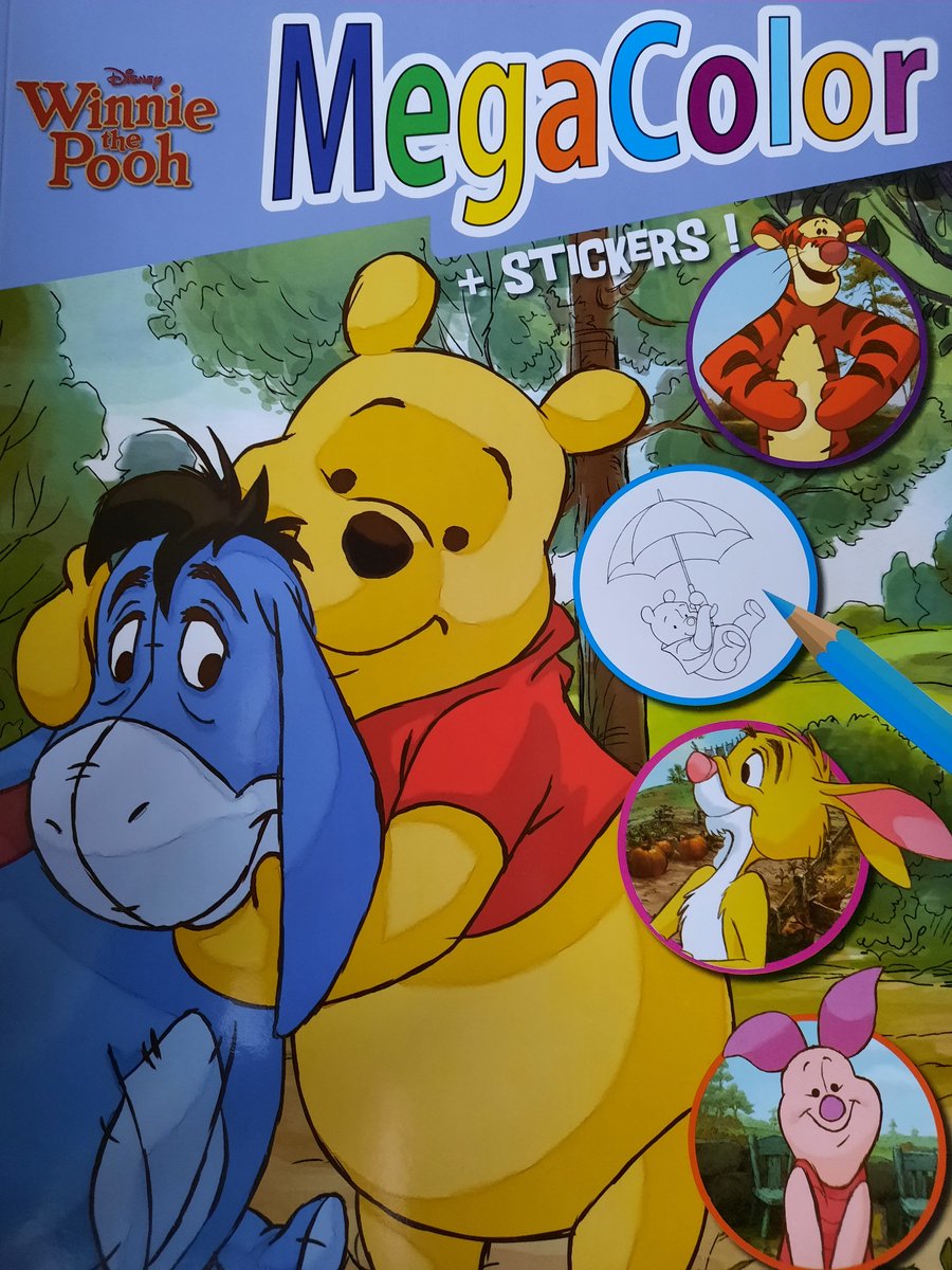 Disney's Megacolor kleurboek - Winnie the pooh