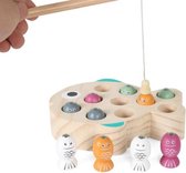 Magni - Visspel - Magnetisch visspel - Houten speelgoed - Montessori - Duurzaam speelgoed - 3 jaar