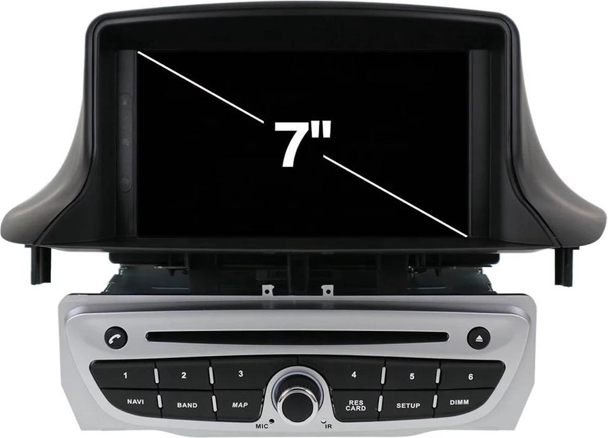 CarPlay geschikt voor Renault Megane 2008-2015 Android navigatie 2+32GB Bluetooth WiFi DVD Speler