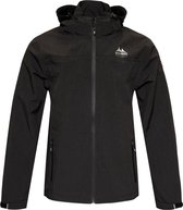 Nordberg Shell - Softshell Outdoor Zomerjas Heren - Zwart Melange - Maat 4XL