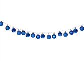 Casaria Kerstboomballenverlichting - Kerstslinger 40-LED - Blauw - 2m