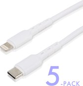 iPhone oplader kabel USB-C naar lightning kabel - Geschikt voor Apple iPhone 12, 13 (Mini, Pro, Pro Max) - iPhone oplaadkabel - iPhone kabel - Lightningkabels - iPhone 12 oplader