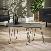 Hoyz - Salontafel Set - Ø60 - Rond - Set van 2 - 60x60x45