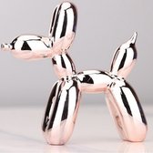 Artick Mini Balloon Dog - Jeff Koons Replica - Honden Beeldje -  Balloon Dog - Decoratie - Kunst -  Kleur: Roze -  10x10x4 cm