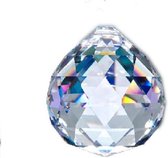 Raamkristal Ball 40 Silvercrystal Aurore Boreale ( 32% Pbo ) ( Feng Shui kristal , Raamhanger , Sun Catcher , Regenboogkristal ) Asfour