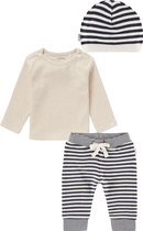 Noppies - kledingset (3delig) - Broek - Shirt - Muts - Maat 50