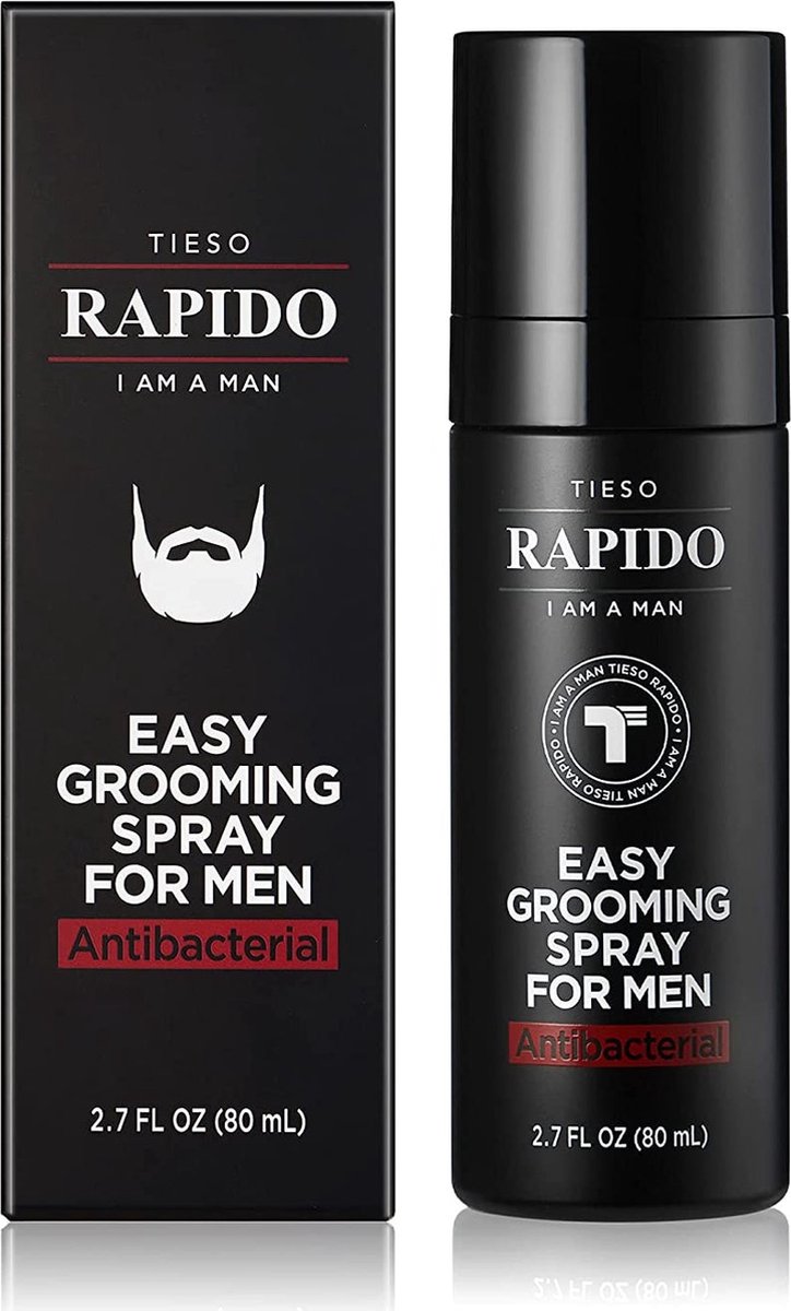 Tieso Rapido Easy Grooming Spray For Men Antibacterial 80 ml