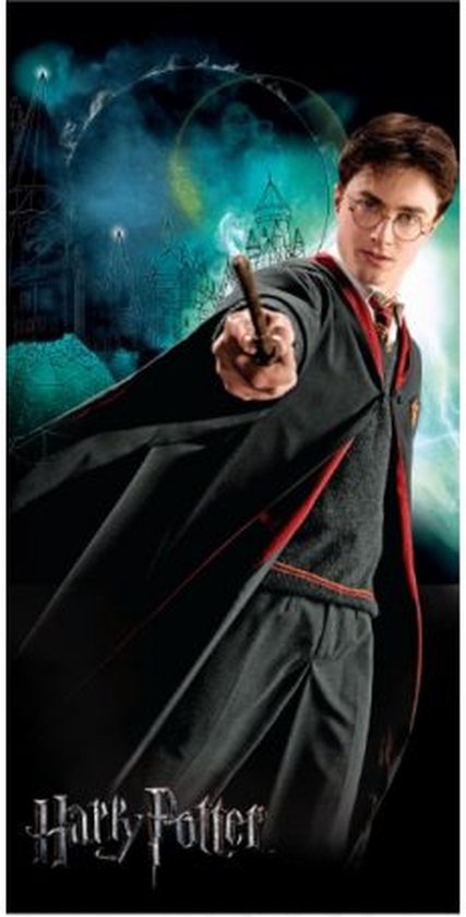 Badhanddoek Harry Potter - Strandlaken Harry Potter - 70x140cm - Badlaken Harry Potter - 100% katoen -  Handdoek kinderen