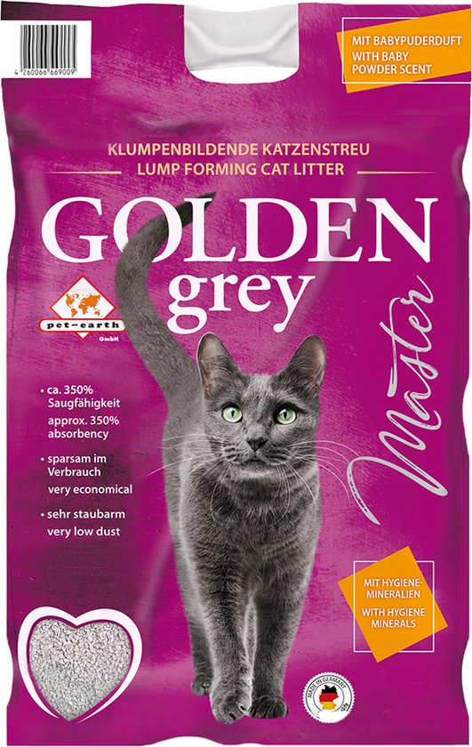 Pet-Earth Golden Grey Master Kattenbakvulling