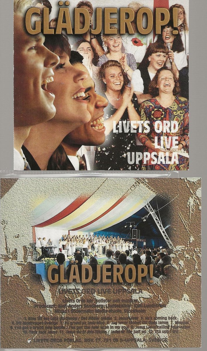GLÄDJEROP ! - LIVETS ORD LIVEUPPSALA