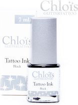 Chloïs Brush on Tattoo Ink Black 7 ml - Veilige Tattoo inkt - Nep Tattoo - Net echte Tattoo - Kinderen en Volwassenen