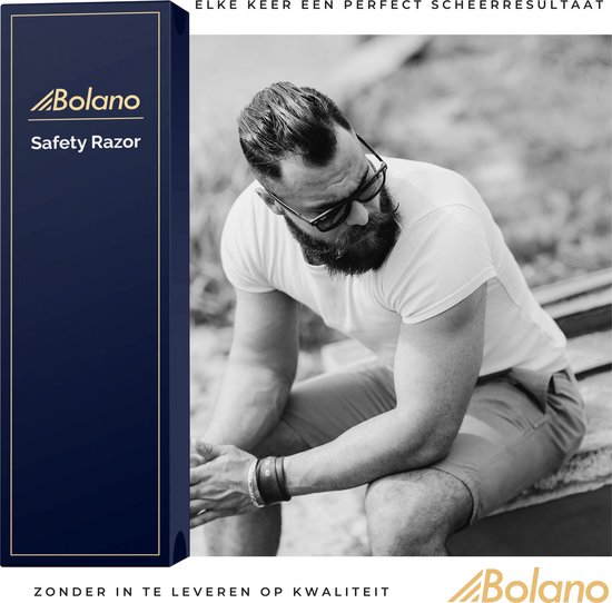 Bolano® Safety Razor Blades - Scheermesjes RVS - Stainless Steel Double Edge - 40 stuks - Vlijmscherp - Duurzaam Scheren - Slow Shave