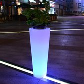 LED bloempot-Flessenkoeler-Verlichte LED ijsmmer-LED ijsblokjesvorm met afstandhediening -oplaadbare-Wijnkoeler-drankkoeler-LED wijnkoeker-LED bierkoeler-kerstcadeau- champagne wij