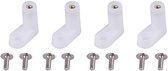 100 stuks 2 cm L type arcade printplaat voetsteun met schroeven arcade game machine accessoires
